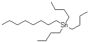 三丁基辛基锡烷分子结构 (CAS 14775-14-5)