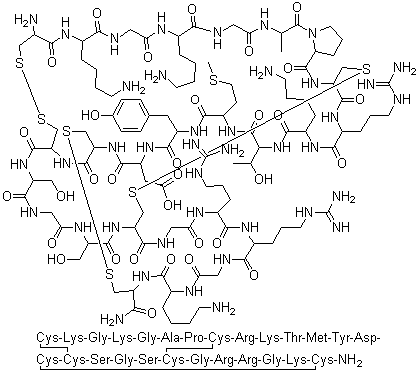 omega-Conotoxin M VIIC molecular structure (CAS 147794-23-8)