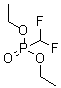 Diethyl difluoromethanephosphonate molecular structure (CAS 1478-53-1)