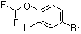 4-Bromo-1-(difluoromethoxy)-2-fluorobenzene molecular structure (CAS 147992-27-6)
