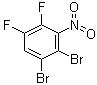 structure of CAS# 1481-57-8, 1,2-Dibromo-4,5-difluoro-3-nitrobenzene;NSC 10234