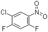 structure of CAS# 1481-68-1, 2,4-Difluoro-5-chloronitrobenzene;1-Chloro-2,4-difluoro-5-nitrobenzene