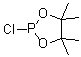 structure of CAS# 14812-59-0, 2-Chloro-4,4,5,5-tetramethyl-1,3,2-dioxaphospholane;4,5-Tetramethyl-2-chloro-1,3,2-dioxaphospholane; Tetramethylethylene chlorophosphite