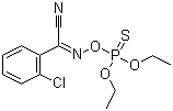 structure of CAS# 14816-20-7, Chlorphoxim;2-Chloro-N-diethoxyphosphinothioyloxybenzenecarboximidoyl cyanide