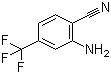 2-Amino-4-trifluoromethylbenzonitrile molecular structure (CAS 1483-54-1)