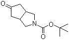 5-氧代六氢环戊并[c]吡咯-2-甲酸叔丁酯分子结构 (CAS 148404-28-8)