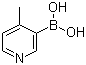 4-Methylpyridine-3-boronic acid molecular structure (CAS 148546-82-1)