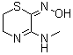 5,6-Dihydro-3-(methylamino)-2H-1,4-thiazin-2-one oxime molecular structure (CAS 148639-72-9)