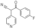 alpha-(4-Fluorobenzoyl)-4-pyridineacetonitrile molecular structure (CAS 148671-42-5)