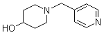 1-(4-Pyridinylmethyl)-4-piperidinol molecular structure (CAS 148729-35-5)