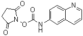 1-[[(6-Quinolinylamino)carbonyl]oxy]-2,5-pyrrolidinedione molecular structure (CAS 148757-94-2)