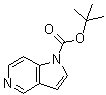结构式 CAS# 148760-75-2, 1H-吡咯并[3,2-c]吡啶-1-羧酸叔丁酯