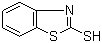 2-巯基苯并噻唑分子结构 (CAS 149-30-4)