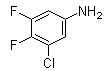 structure of CAS# 149144-05-8, 3-Chloro-4,5-difluoroaniline;3-Chloro-4,5-difluorobenzenamine