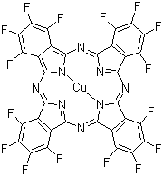 结构式 CAS# 14916-87-1, 全氟酞菁铜