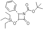 (3R,4S)-tert-Butyl 2-oxo-4-phenyl-3-(triethylsilyloxy)azetidine-1-carboxylate molecular structure (CAS 149198-47-0)