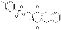 O-[(4-Methylphenyl)sulfonyl]-N-[(phenylmethoxy)carbonyl]-L-serine methyl ester molecular structure (CAS 1492-52-0)