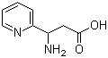 3-Amino-3-(pyridin-2-yl)propanoic acid molecular structure (CAS 149251-81-0)