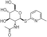 6-Methyl-2-pyridinyl 2-(acetylamino)-2-deoxy-1-thio-beta-D-glucopyranoside  molecular structure (CAS 149263-94-5)