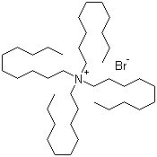 Tetradecylammonium bromide molecular structure (CAS 14937-42-9)
