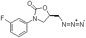 (5R)-5-(Azidomethyl)-3-(3-fluorophenyl)-2-oxazolidinone molecular structure (CAS 149524-44-7)