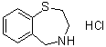 2,3,4,5-Tetrahydro-1,4-benzothiazepine hydrochloride molecular structure (CAS 14953-97-0)