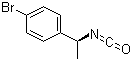 结构式 CAS# 149552-52-3, (S)-(-)-1-(4-溴苯基)异氰酸乙酯; (S)-(-)-1-(4-溴苯基)乙基异氰酸酯