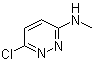 structure of CAS# 14959-32-1, 3-Chloro-6-(methylamino)pyridazine