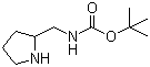 2-Boc-aminomethylpyrrolidine molecular structure (CAS 149649-58-1)