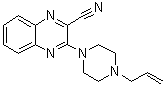 2-Cyano-3-[1-(4-allylpiperazinyl)]quinoxaline molecular structure (CAS 149685-89-2)
