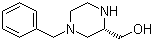 ((2S)-4-Benzylpiperazin-2-yl)methanol molecular structure (CAS 149715-45-7)