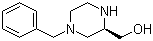(R)-4-Benzyl-2-piperazine methanol molecular structure (CAS 149715-46-8)