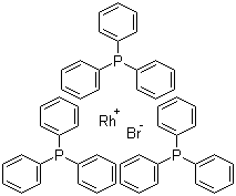 structure of CAS# 14973-89-8, Bromotris(triphenylphosphine)rhodium