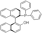 (R)-2-Diphenyphosphino-2'-hydroxyl-1,1'-binaphthyl molecular structure (CAS 149917-88-4)