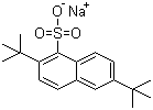 结构式 CAS# 14992-59-7, 地布酸钠; 2,6-二叔丁基萘磺酸钠