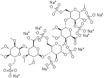 Idraparinux sodium molecular structure (CAS 149920-56-9)