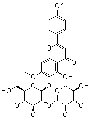结构式 CAS# 149998-39-0, Gelomuloside B