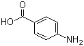 structure of CAS# 150-13-0, 4-Aminobenzoic acid;1-Amino-4-carboxybenzene; p-Aminobenzoic acid; PABA