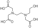 N-羟乙基乙二胺三乙酸分子结构 (CAS 150-39-0)