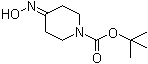 tert-Butyl 4-(hydroxyimino)piperidine-1-carboxylate molecular structure (CAS 150008-24-5)