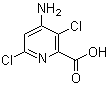 Aminopyralid molecular structure (CAS 150114-71-9)