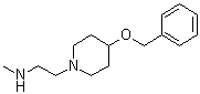 N-Methyl-4-(phenylmethoxy)-1-piperidineethanamine molecular structure (CAS 1502816-23-0)