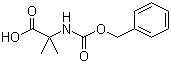 N-(苄氧羰基)-2-甲基丙氨酸分子结构 (CAS 15030-72-5)