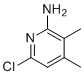 6-Chloro-3,4-dimethylpyridin-2-amine molecular structure (CAS 1503408-77-2)