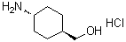 结构式 CAS# 1504-49-0, 反式-4-氨基环己烷甲醇盐酸盐