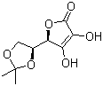 (+)-5,6-O-Isopropylidene-L-ascorbic acid molecular structure (CAS 15042-01-0)