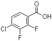 结构式 CAS# 150444-94-3, 4-氯-2,3-二氟苯甲酸