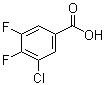 3-Chloro-4,5-difluorobenzoic acid molecular structure (CAS 150444-95-4)
