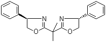 structure of CAS# 150529-93-4, (+)-2,2'-Isopropylidenebis[(4R)-4-phenyl-2-oxazoline]