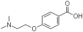 4-[2-(Dimethylamino)ethoxy]benzoic acid molecular structure (CAS 150798-78-0)